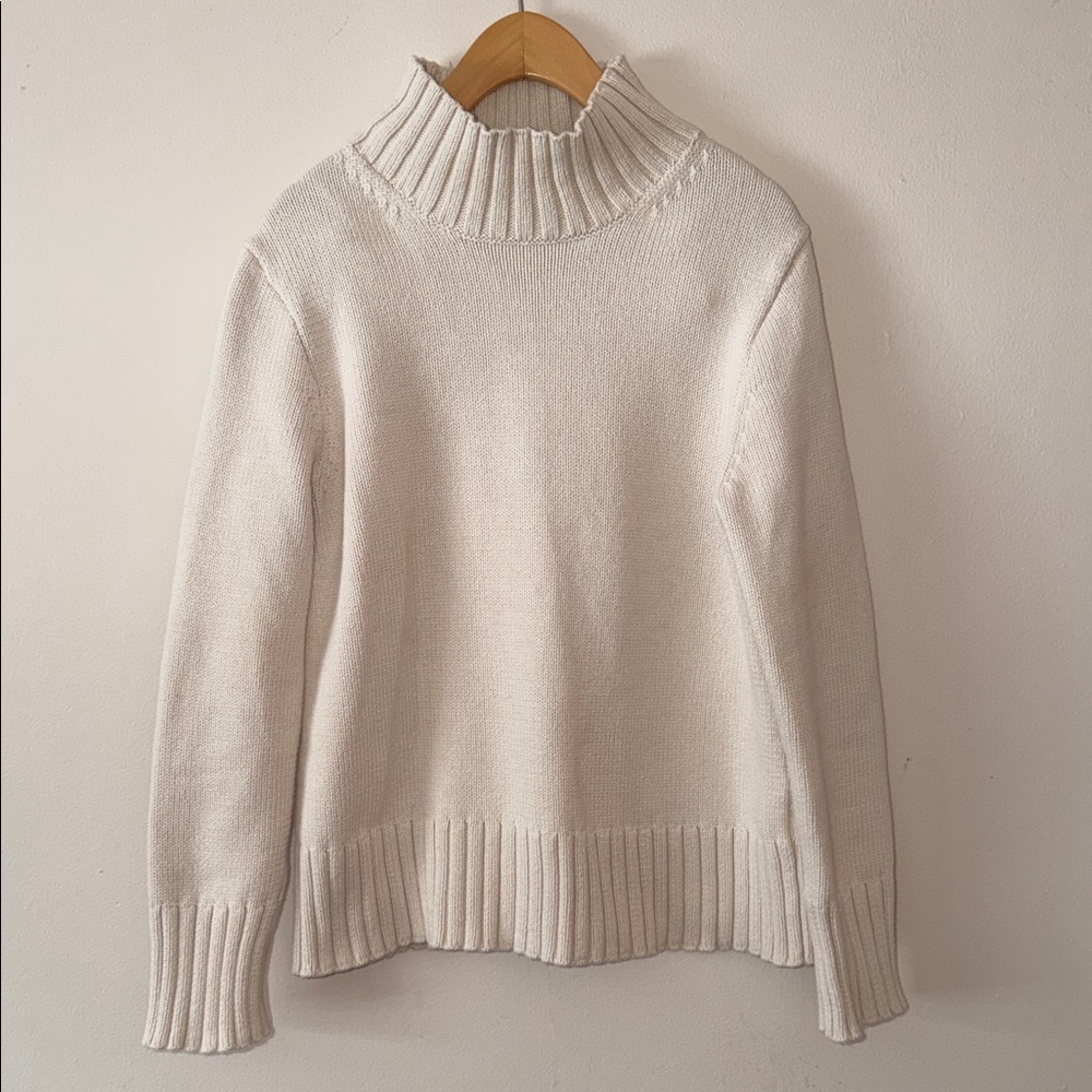 J.Crew Cotton turtleneck sweater Size S